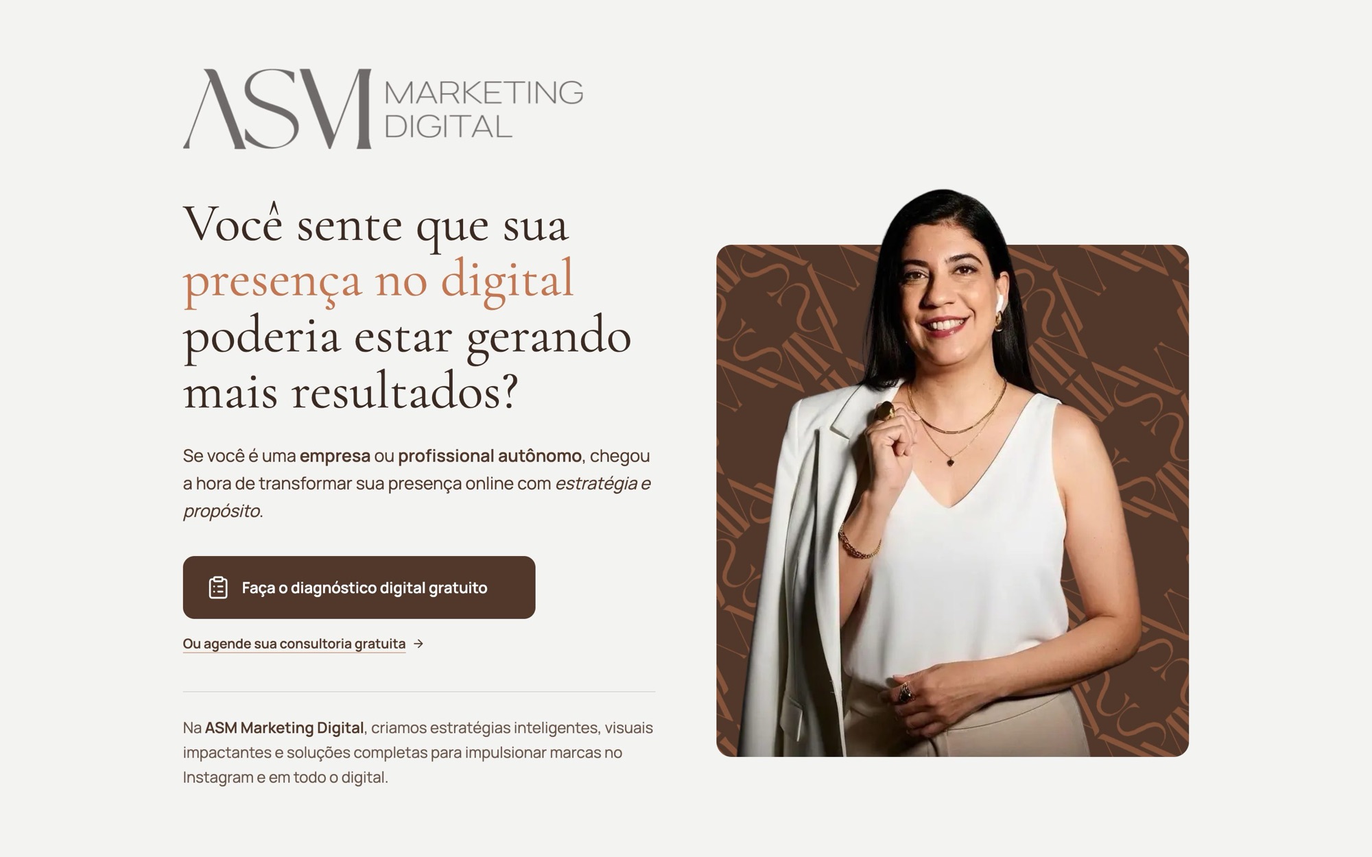 ASM Marketing Digital - Website Institucional